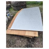 Stack of plywood sheets