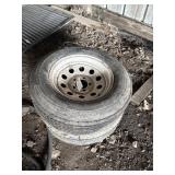 Pair of Trailer Wheels 205/75D14