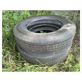 Michelin 235/80R22.5 Tires (2)