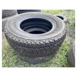 Stack of P265/70R17 tires (2)