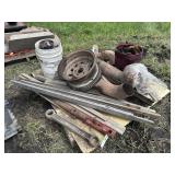 Pallet of scrap metal