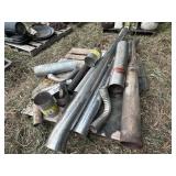Pallet with Exhaust pipe, scrap pipe