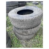 Stack of 31x10.50R15LT tires (3)