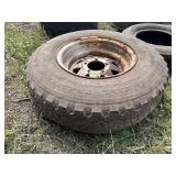 7.50R16LT tire on rim