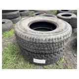 Stack of LT265/75R16 tires (2)