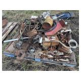 Pallet of scrap metal