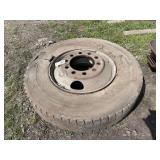 11R22.5 tire on rim