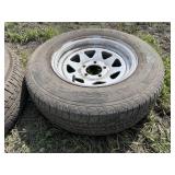 P205/70R14 tire on rim