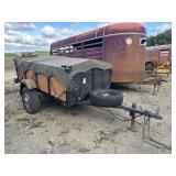 Home made 2 Wheel Trailer with Tarp 4x8