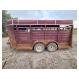 '82 Kiefer Built Livestock Trailer