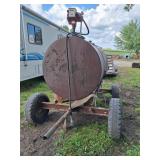Fuel Barrel on Trailer