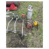 Weedeaters(donï¿½t run ) propane tank battery