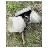 Funnel and toolbox