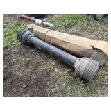PTO shaft and muffler