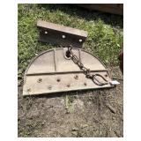 Stone bolt front and railroad iron