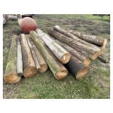 Assorted wood posts