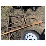 Scaffolding brackets and oar