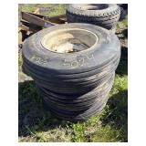 9.5L-15 tires on rims