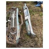 1960 Chevy bumper grill and assorted parts