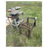Belt sander/grinder and metal stand