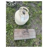 Lp tank and tool box