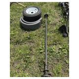 Axel tires and rims and fenders