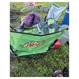 Chairs, net, gas can, other