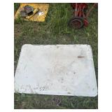 Metal table top