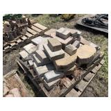 Pallet of landscaping block