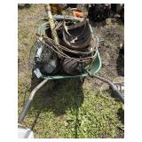 Wheelbarrow, Tie plates, Welding Helmet, Etc
