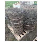 Rolls of used Field fence Wire