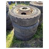 LT225/75R16 tires on rims