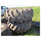24.5-32 tires on rims