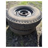 7.00-15LT tires on rims