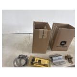 Parts for combine head, grease gun holder,