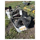 Electrical wire, jumper cables, measuring wheel