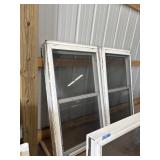 2 vinyl replacement windows 45.5ï¿½H x 27 3/4ï¿½ W
