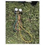 Air conditioner reclamation gages