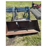 Loader bucket attachment