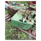 Tractor weights 2 stacks (x10)