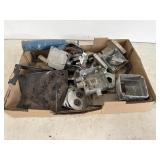 Box of electrical outlets and junction boxes