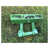 Tractor front weight brackets