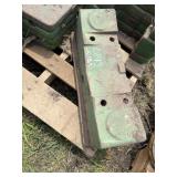 Tractor weight holder