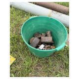 Bucket of caps