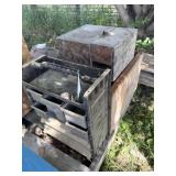Organizers and wood box