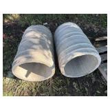 Cement tile sections