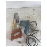 Air impact driver  and Marple hand saw