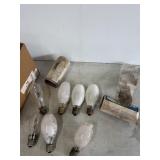 Box of lightbulbs