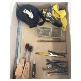 Ratchet Straps, Drill Bits, Blades, Pocket knife