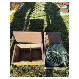 Fruit crate, decorative bird cage, etc